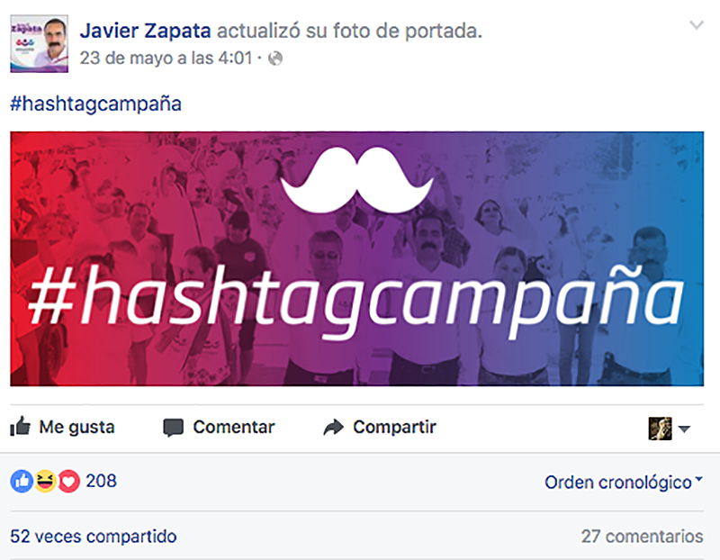 Illustration for article titled El candidato mexicano que se hizo viral por la etiqueta #hashtagcampaña explica que lo hizo a propósito